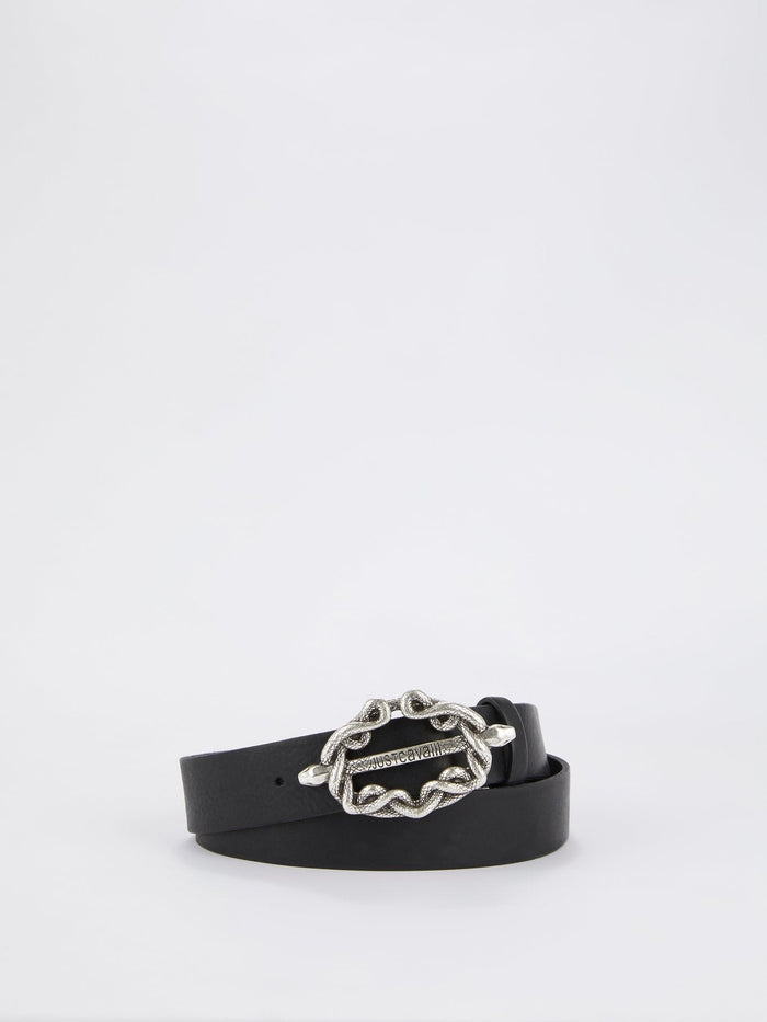 Black Snake Buckle Belt