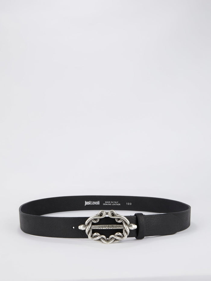 Black Snake Buckle Belt