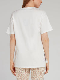 White Printed Logo T-Shirt