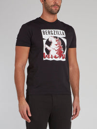 Bergzilla Black Graphic T-Shirt