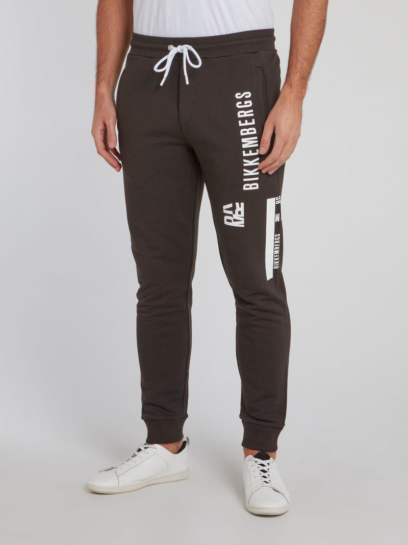 Dark Grey Statement Track Pants