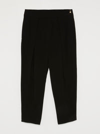 Black Waistband Capri Pants