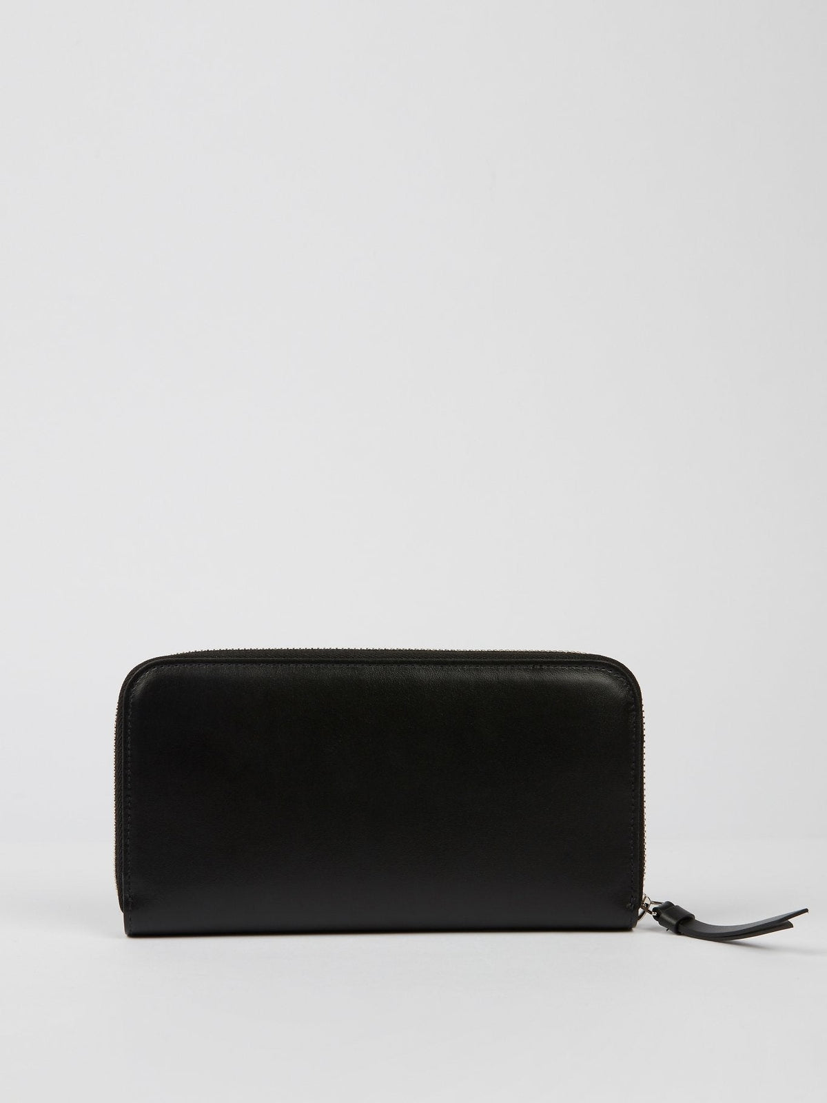 Black Zip Around Silkscreen Gange Wallet