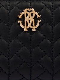 Black Nappa Quilted Wallet