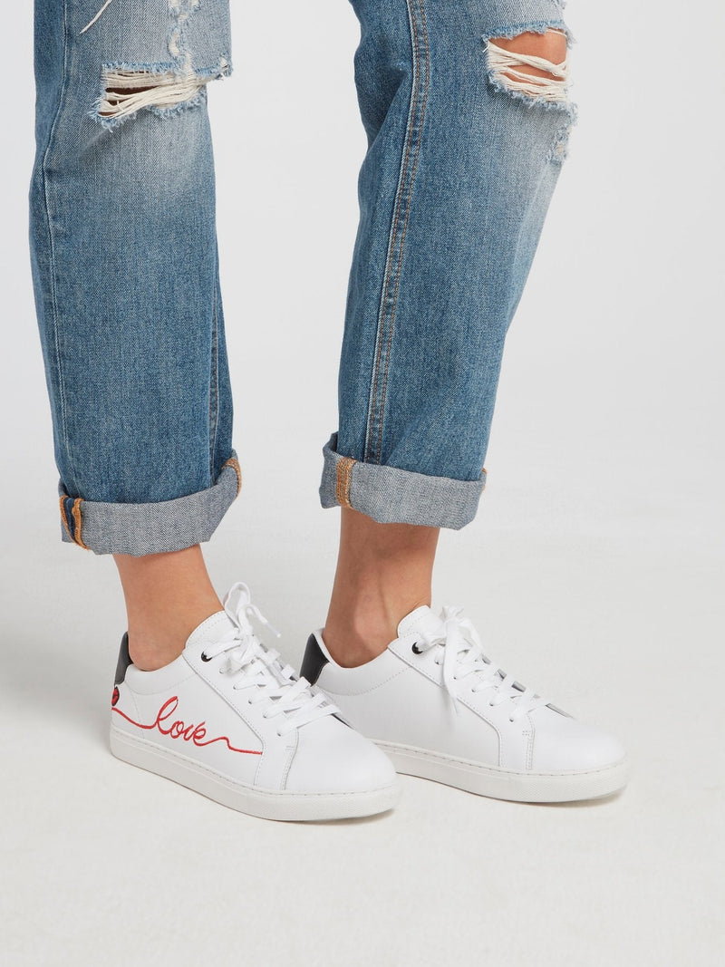 Simone Lace Up Low Top Sneakers