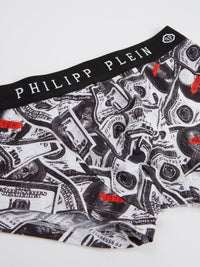 Skull Dollar Logo Boxer