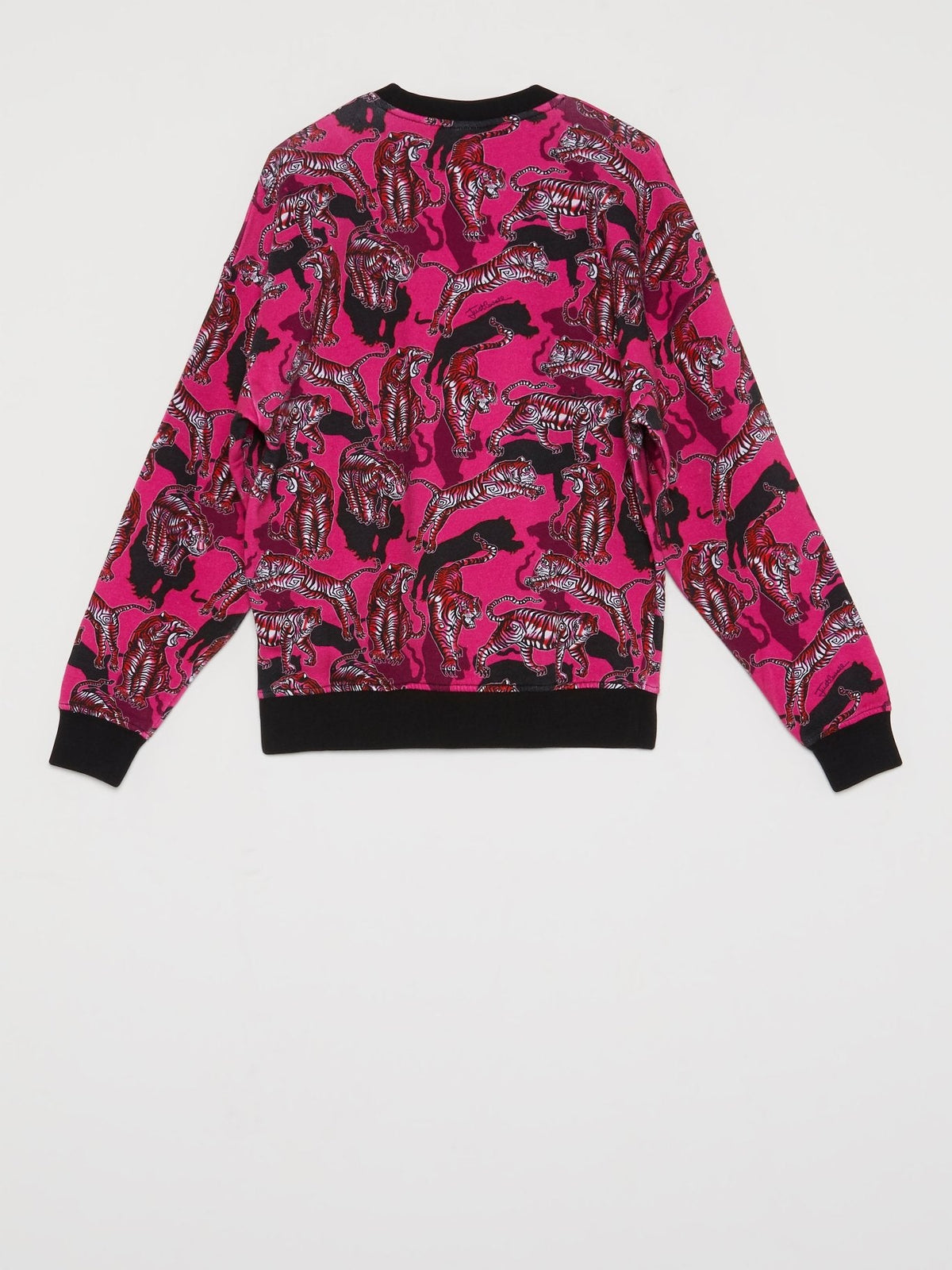 Pink Tiger Print Sweatshirt