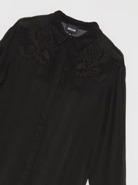 Black Eagle Print Shirt