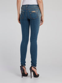 Blue Classic Skinny Jeans