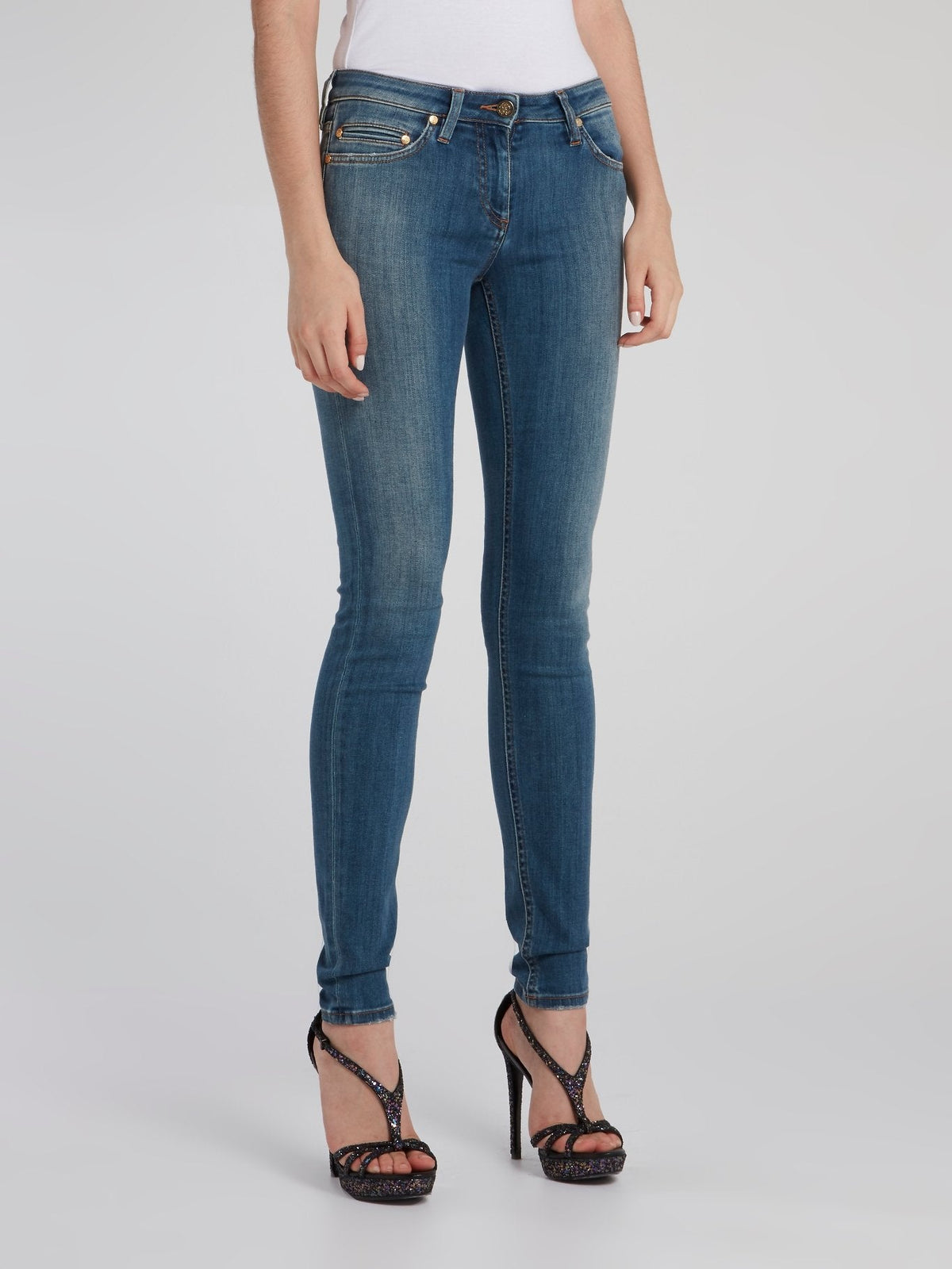 Blue Classic Skinny Jeans