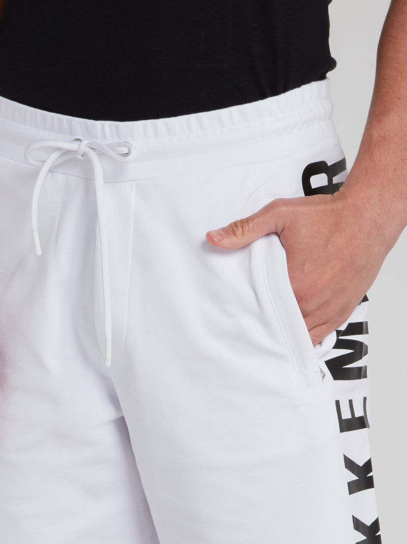 White Side Logo Sweatshorts