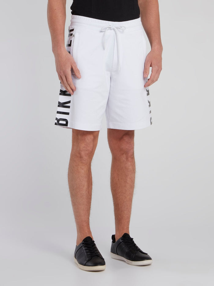 White Side Logo Sweatshorts