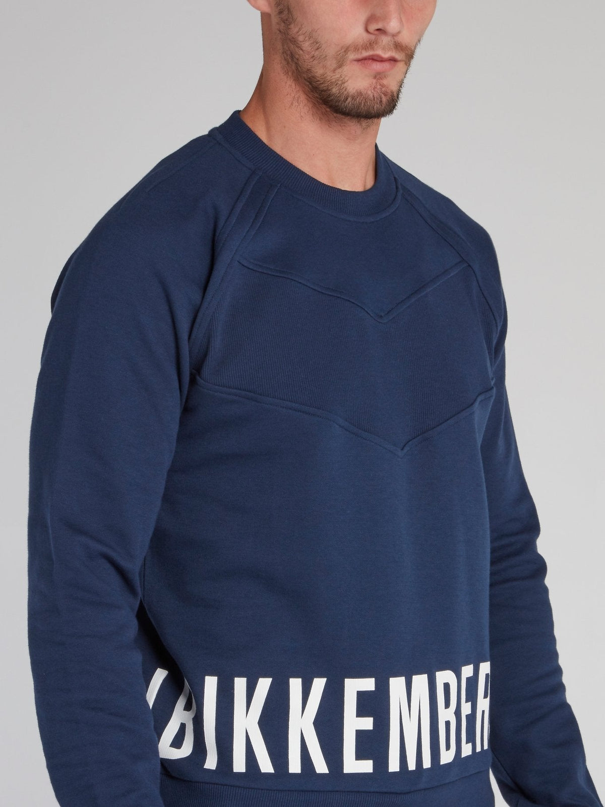 Navy Statement Raglan Sweatshirt