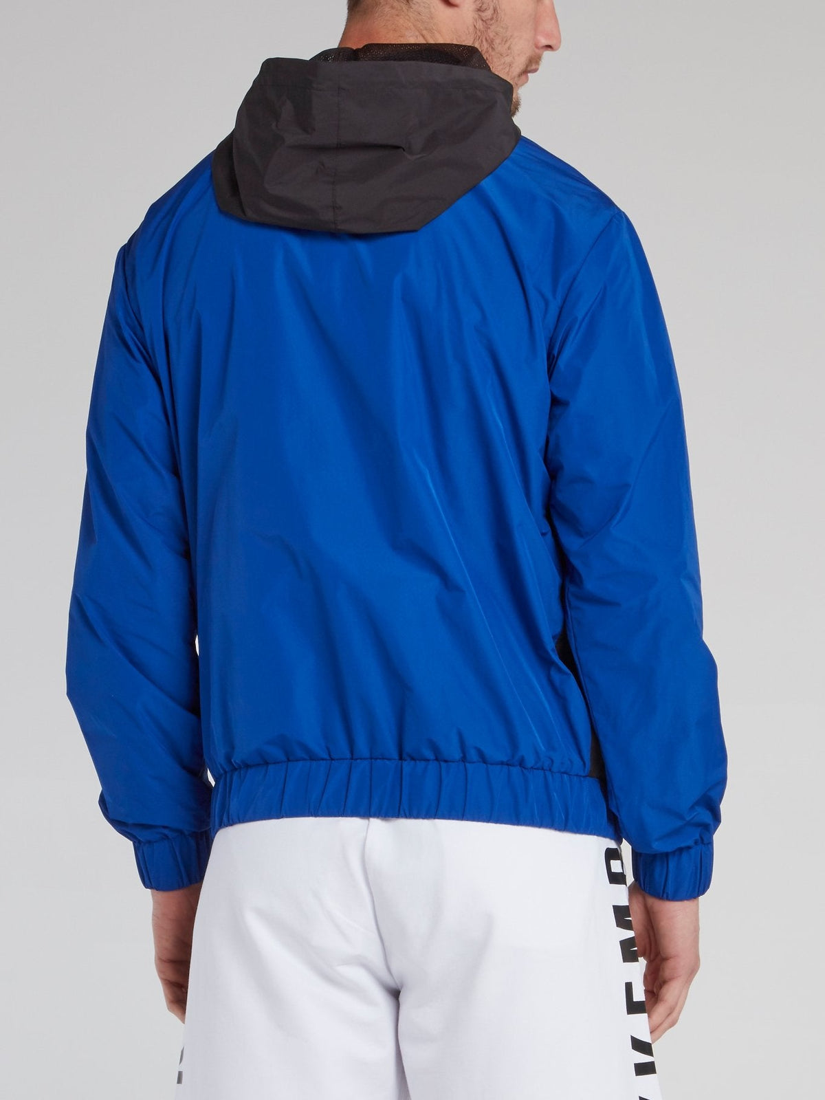 Blue Logo Tape Colour Block Jacket