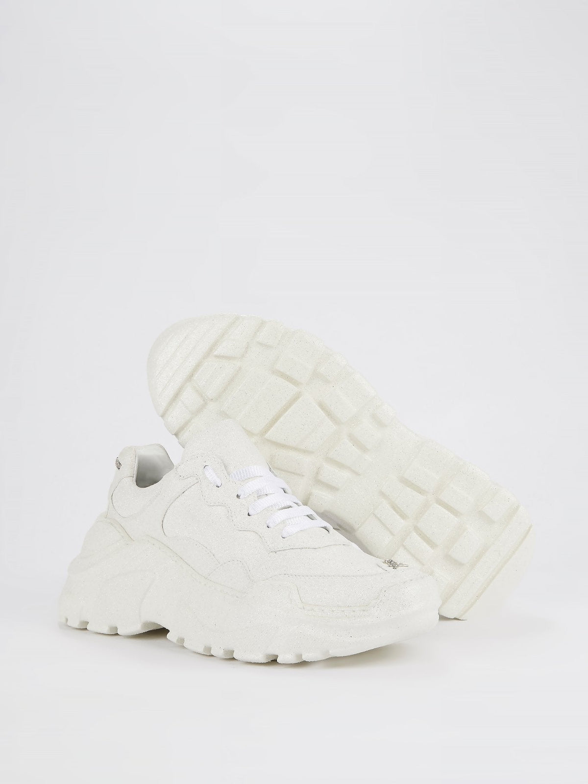 White Crystal Runner Sneakers