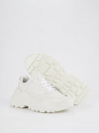 White Crystal Runner Sneakers