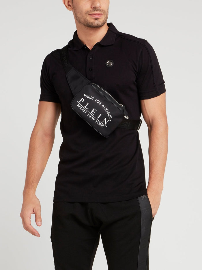 Black Logo Pouch Belt Bag