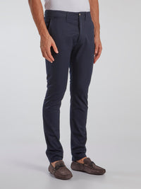 Navy Slim Fit Chino Trousers