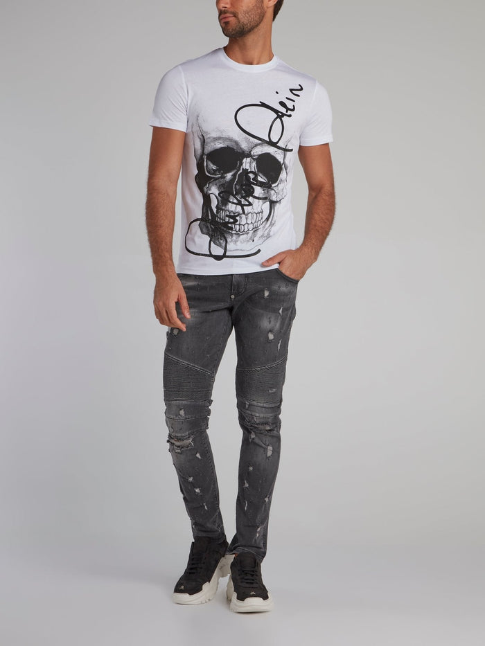 White Skull Signature T-Shirt