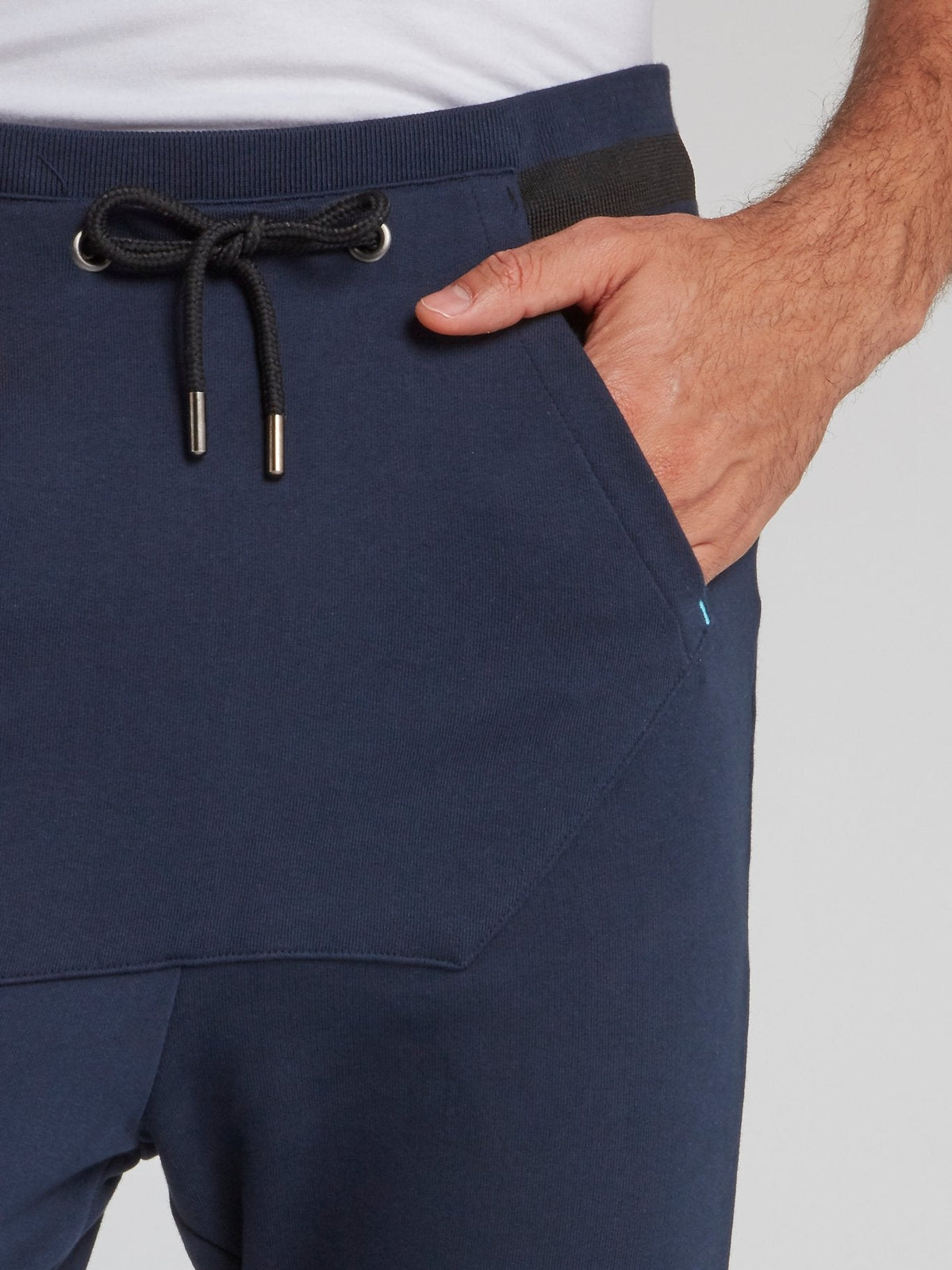 Navy Drawstring Active Sweatpants