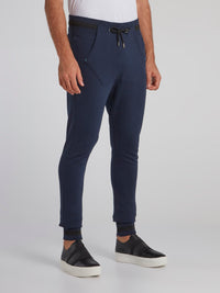 Navy Drawstring Active Sweatpants