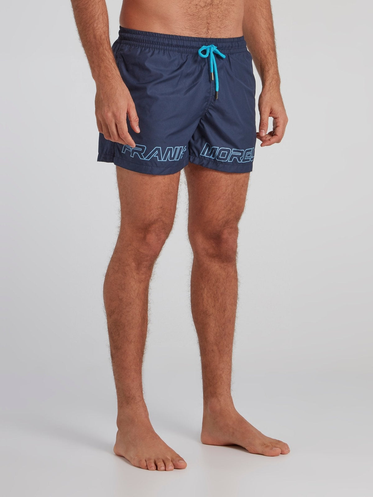 Orencio Navy Logo Swim Shorts