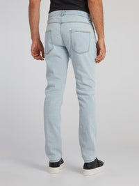 Acid Blue Straight Cut Jeans