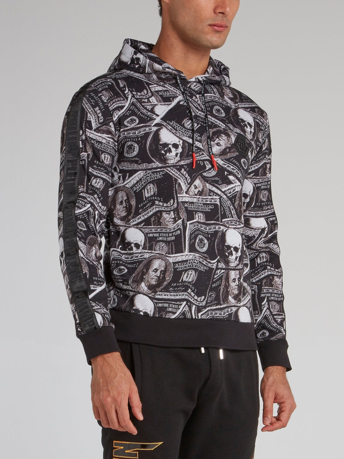 Dollar Skull Hoodie Sweatshirt