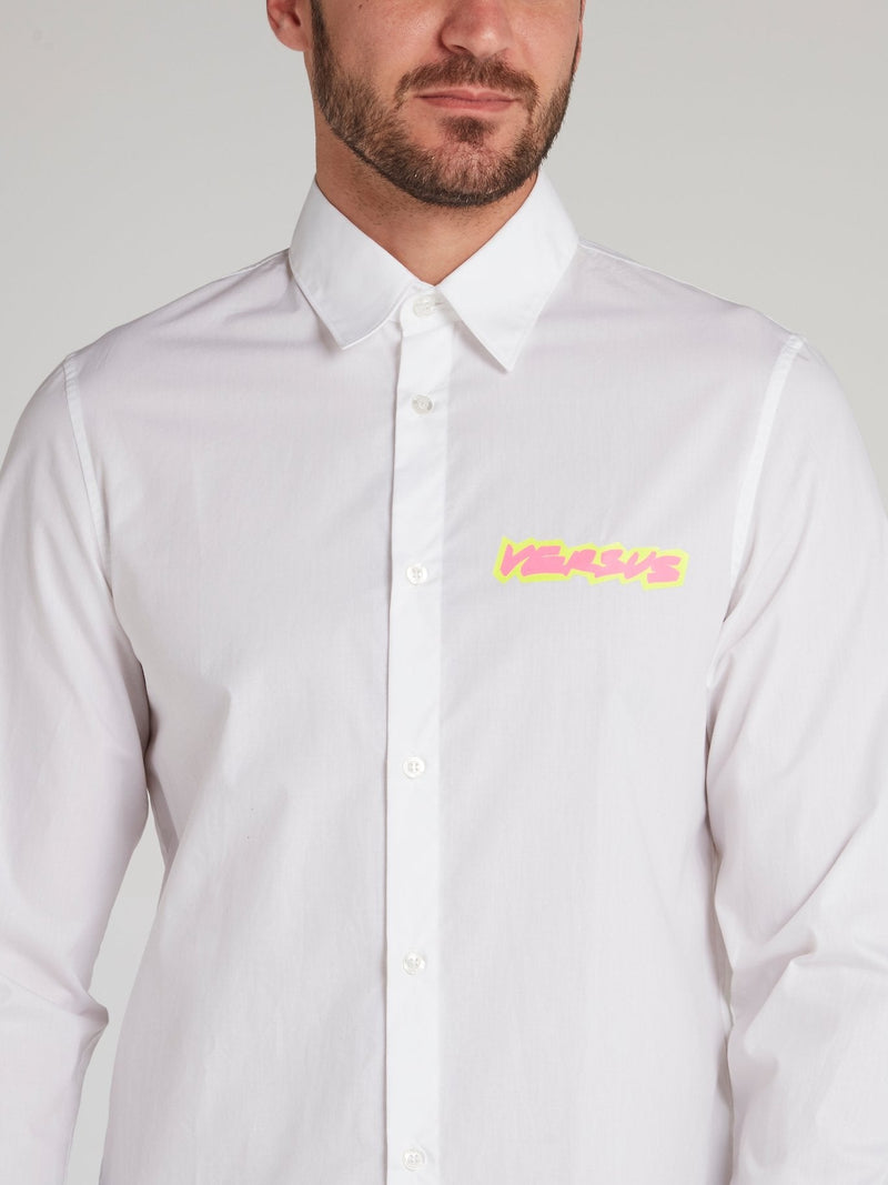 White Highlight Logo Shirt