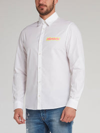 White Highlight Logo Shirt