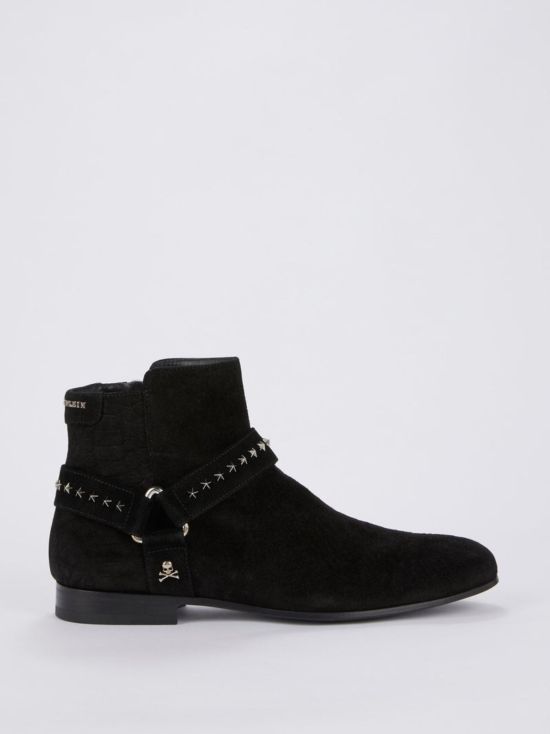 Black Side Zip Chelsea Boots