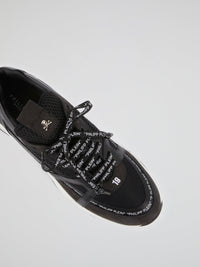 Black Logo Trim Trainers