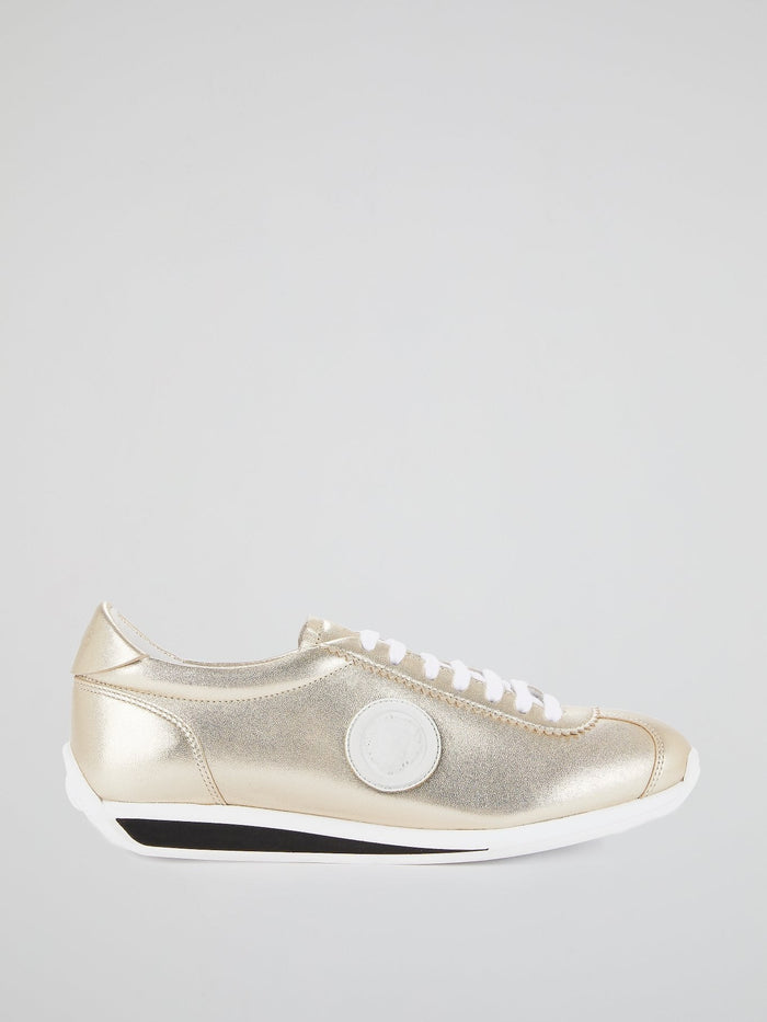 Metallic Monogram Appliqu��d Sneakers