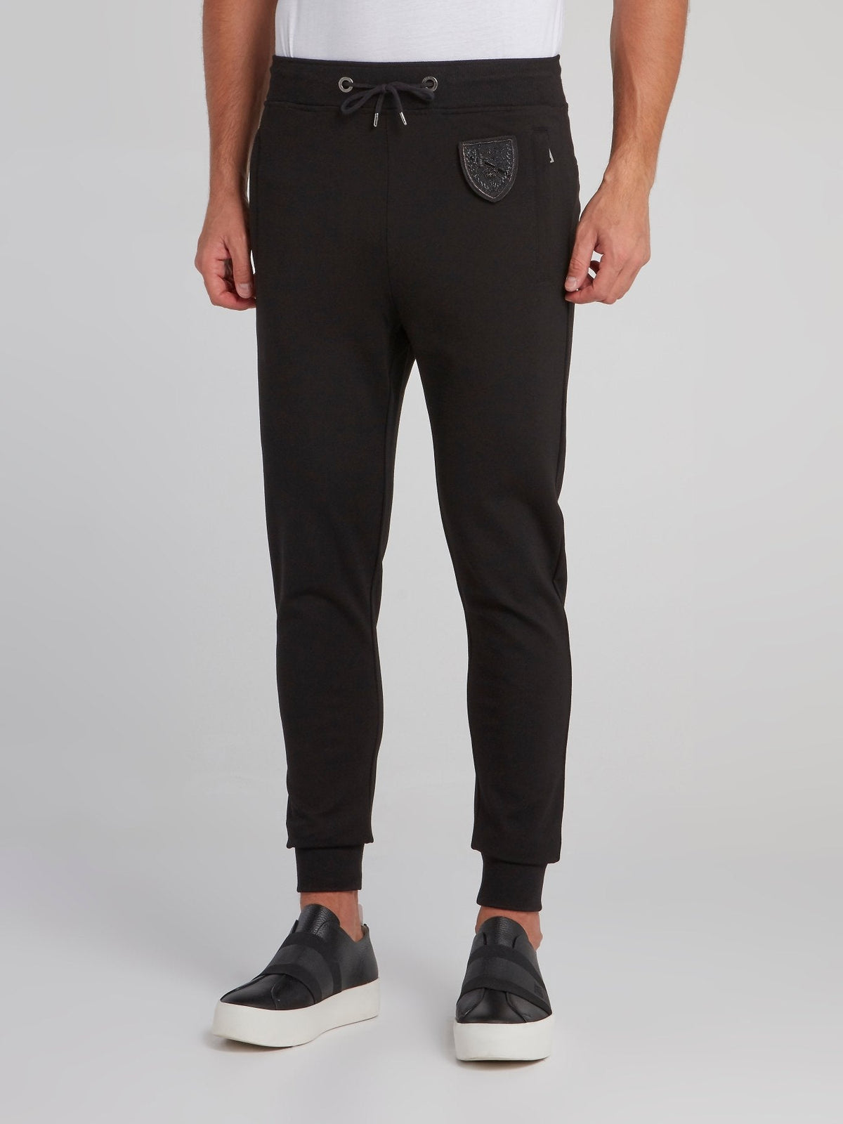 Black Monogram Jogging Trousers