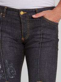 Butler Embroidered Slim Fit Jeans