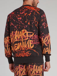 Paint Splatter Statement Sweatshirt