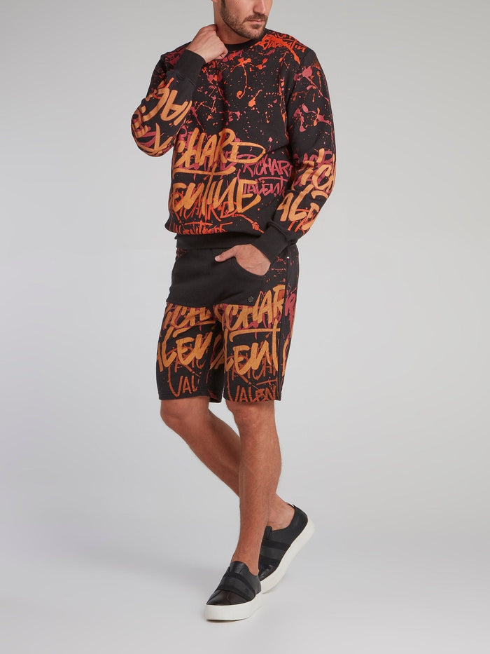 Paint Splatter Statement Sweatshirt