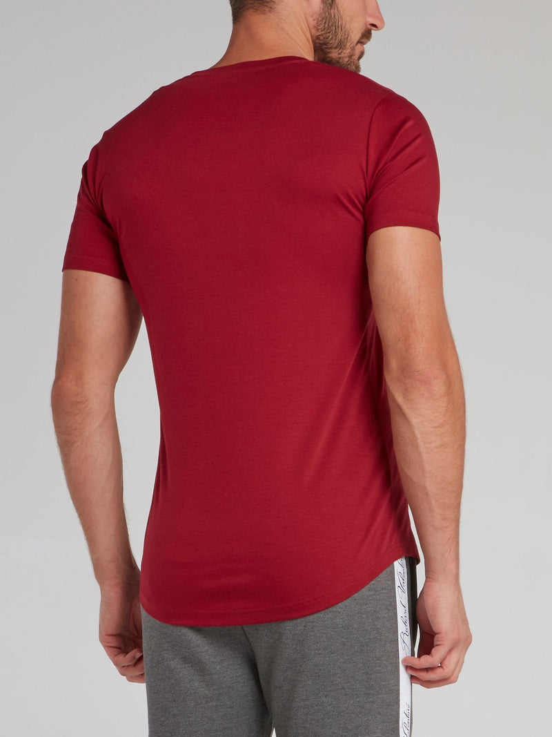 Stonebridge Red Appliqu��d Crewneck T-Shirt