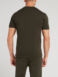 Olive Logo Chevron T-Shirt