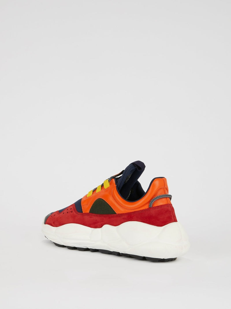 Colour Block Chunky Sole Trainers