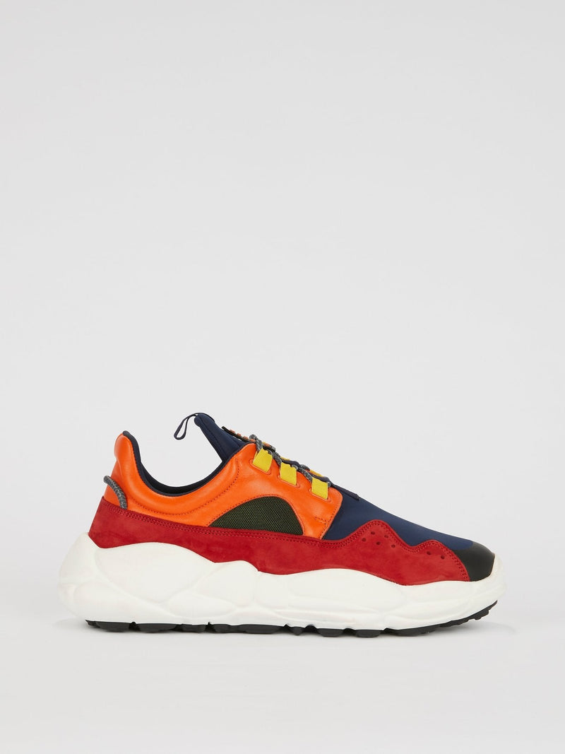 Colour Block Chunky Sole Trainers