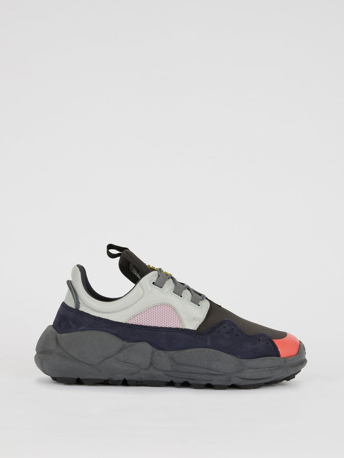 Colour Block Platform Trainers