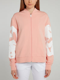 Pink Paint Print Sweatshirt