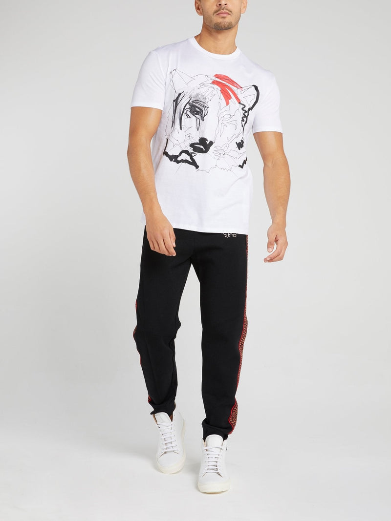 White Bear Print T-Shirt