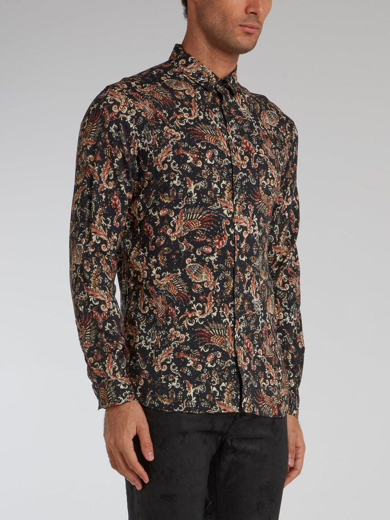 Paisley Print Button Up Shirts