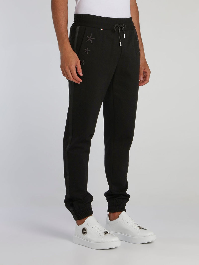 Black Space Plein Track Pants