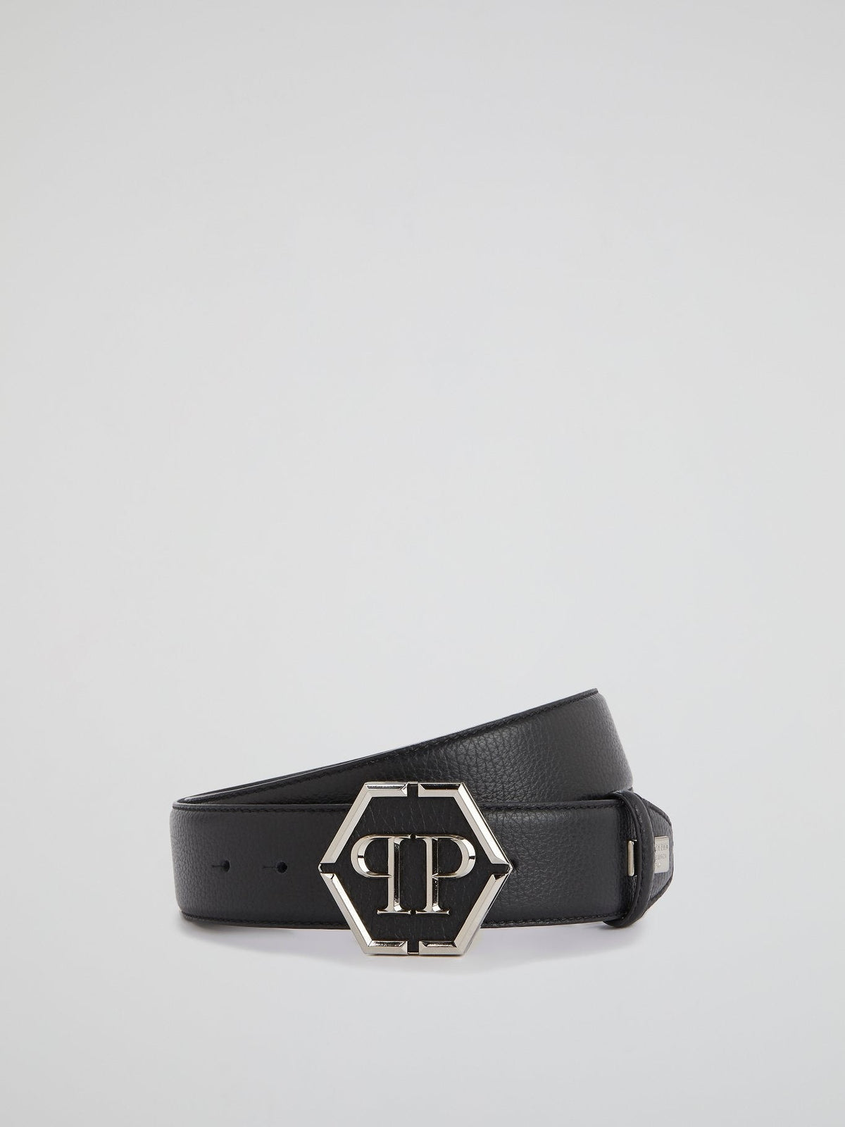 Black Monogram Buckle Belt