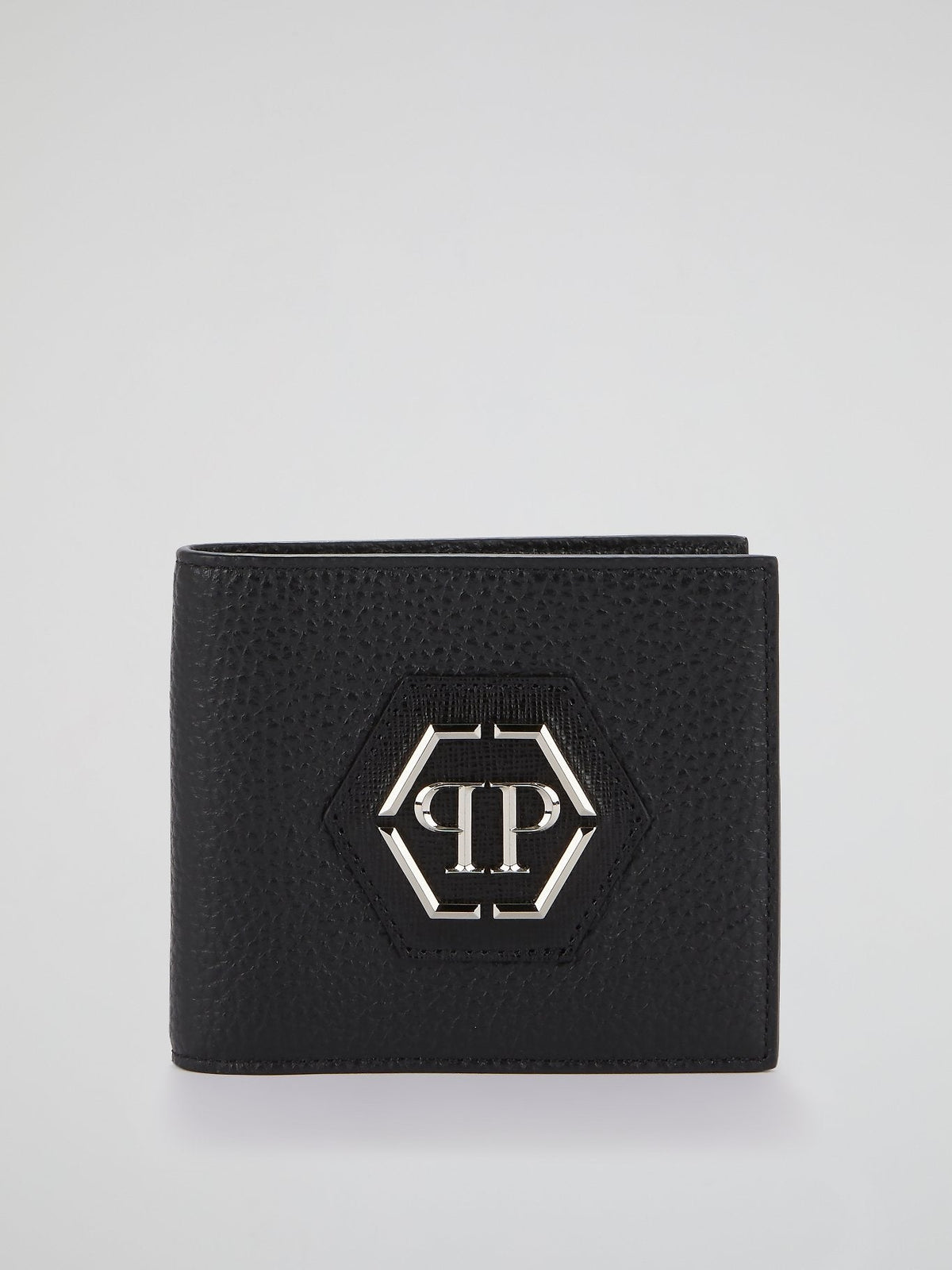 Black Monogram Appliqu��d French Wallet