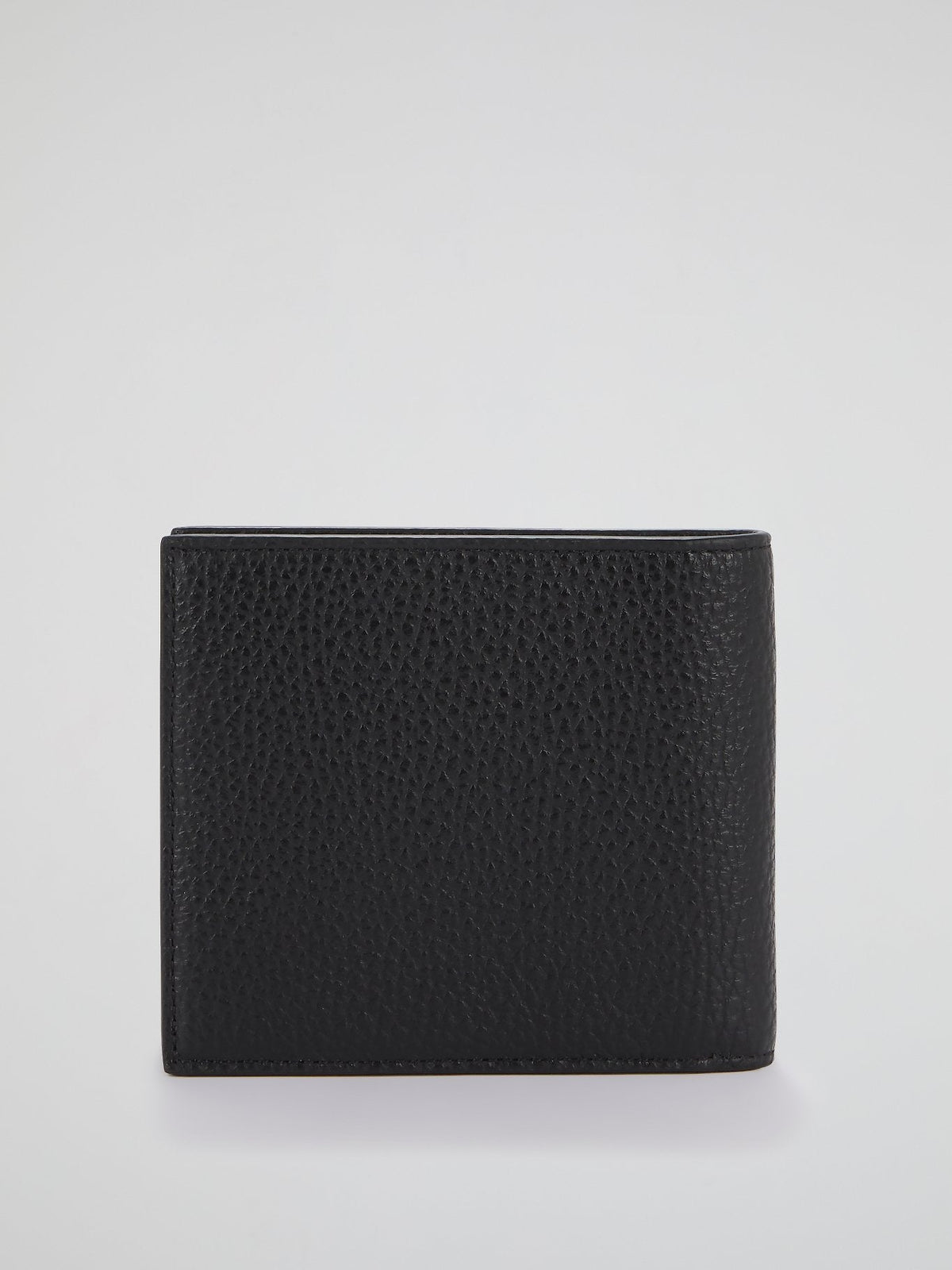 Black Monogram Appliqu��d French Wallet