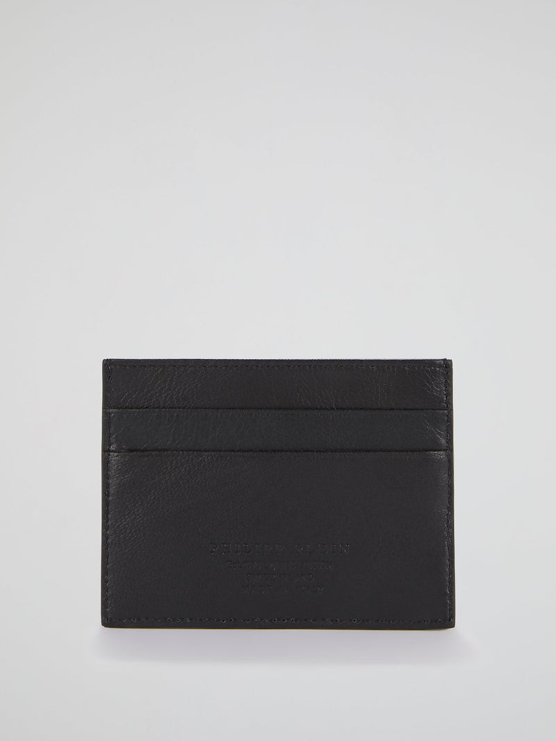 Black Geometric Credit Card Holder